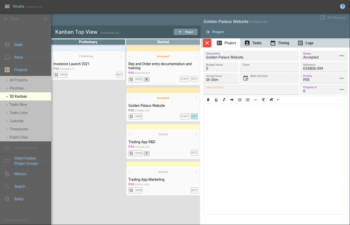 kanban details